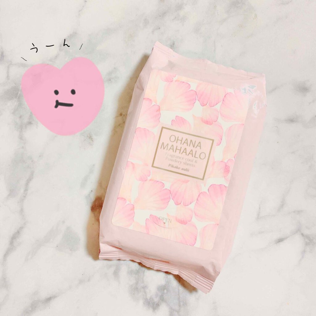 オハナ・マハロ フレグランスクール&パウダリーシート <ピカケ アウリィ>/OHANA MAHAALO/ボディシートを使ったクチコミ(1枚目)