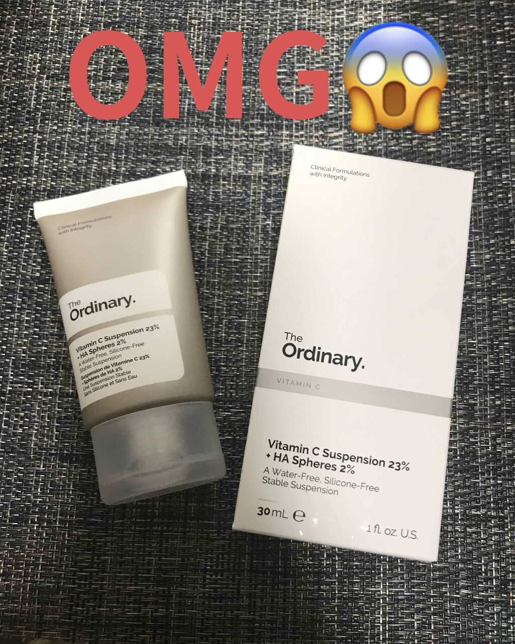 Cサスペンション23+HAスフィア2フェイスクリーム/The Ordinary/美容液を使ったクチコミ（1枚目）