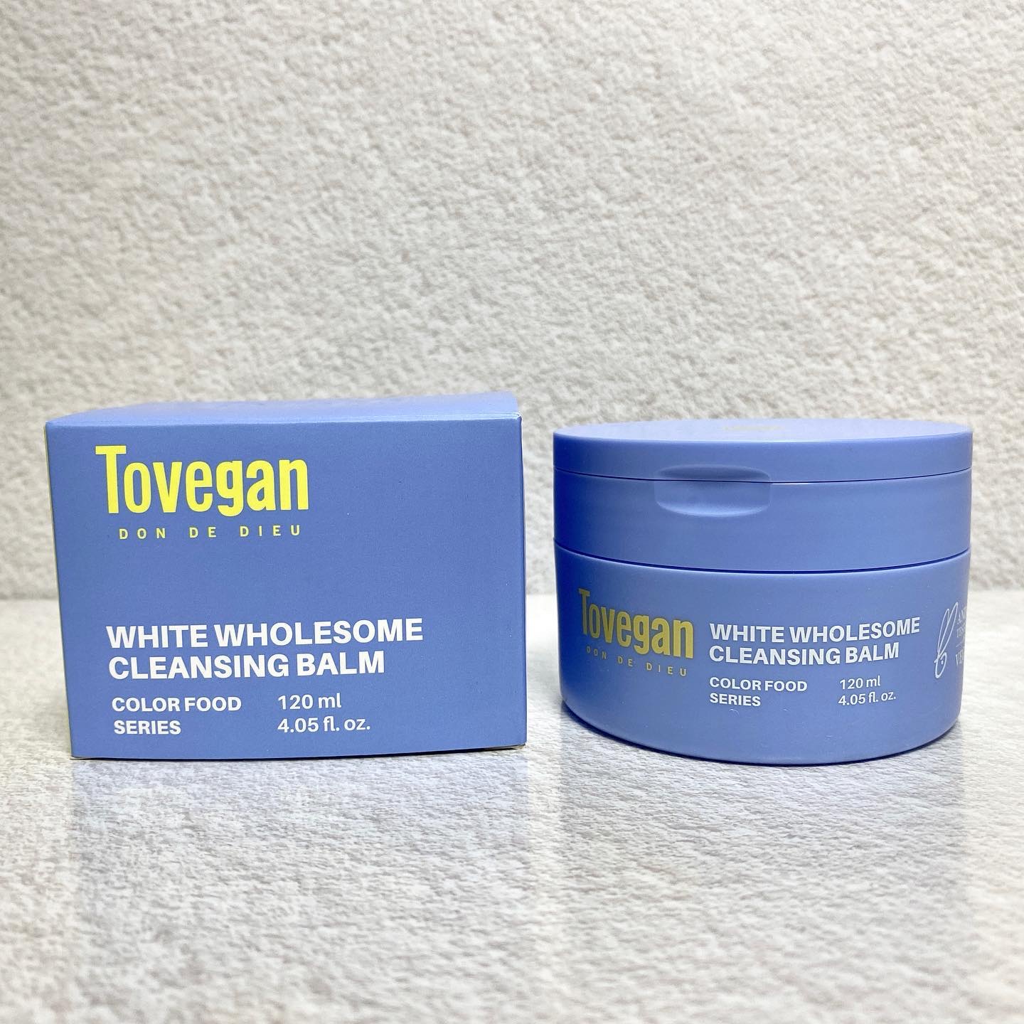 カラーフードシリーズホワイトホールサムクレンジングバーム/Tovegan/クレンジングバームを使ったクチコミ（1枚目）