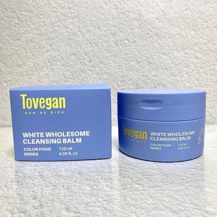 カラーフードシリーズホワイトホールサムクレンジングバーム/Tovegan/クレンジングバームを使ったクチコミ(1枚目)