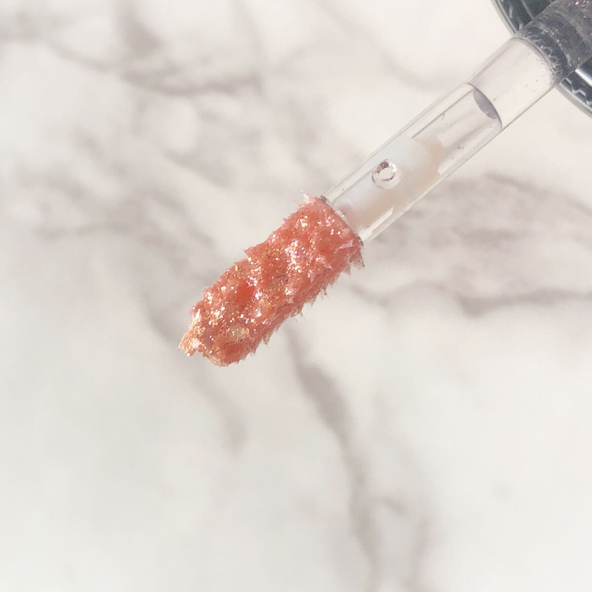 シャンパンアイグリッター/Peach C/グリッターを使ったクチコミ(2枚目)