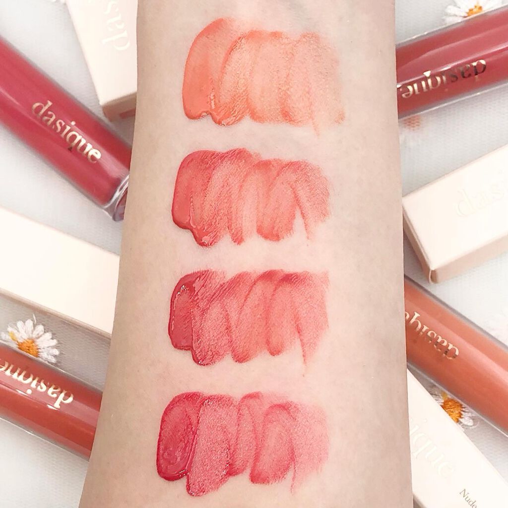 ヌードグロスティント/dasique/リップティントを使ったクチコミ(3枚目)