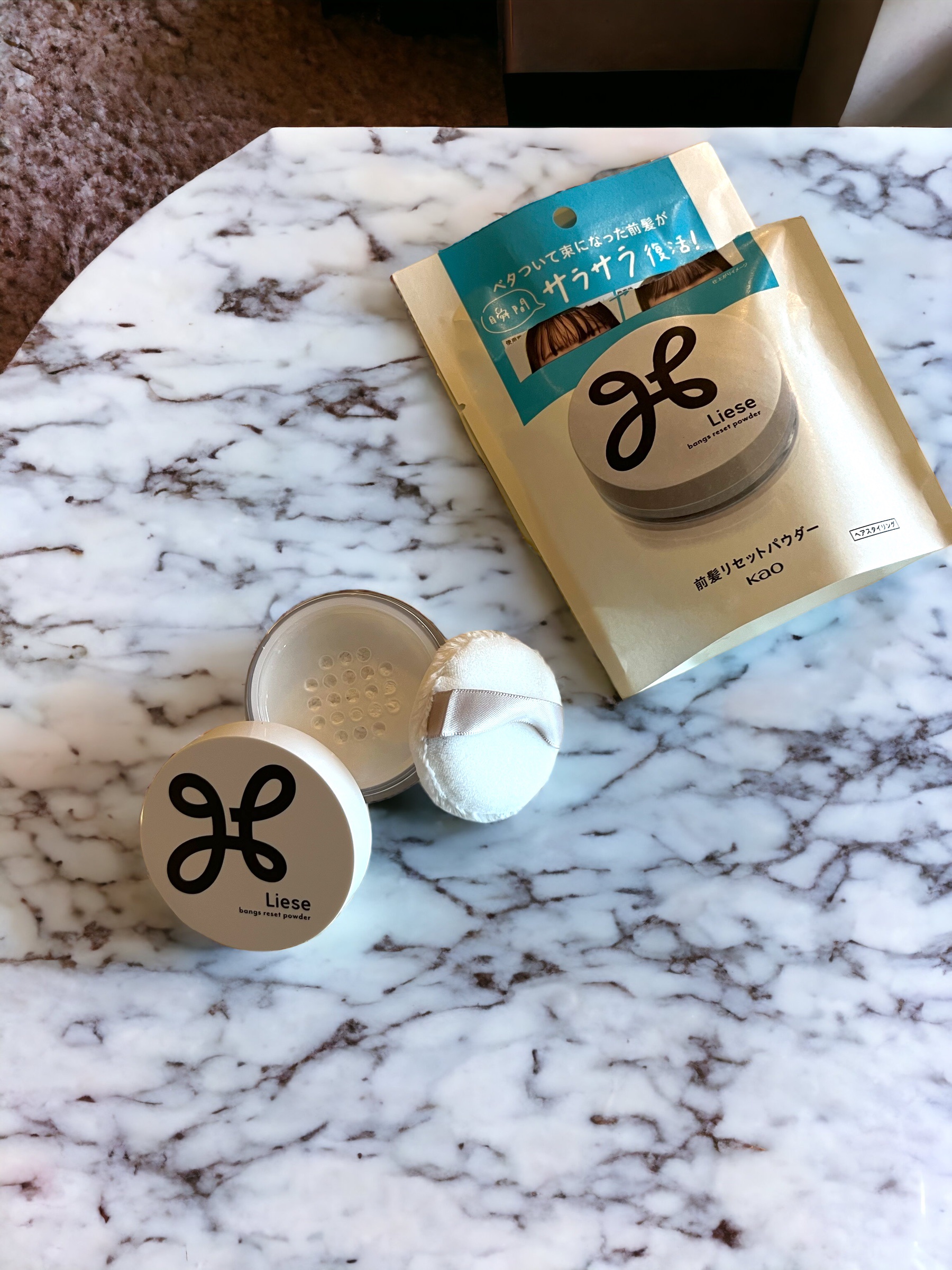前髪リセットパウダー/リーゼ/その他スタイリングを使ったクチコミ（2枚目）
