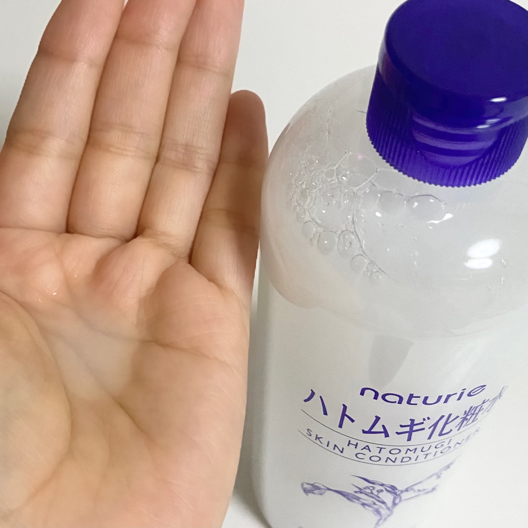 ハトムギ化粧水(ナチュリエ スキンコンディショナー R )/ナチュリエ/化粧水を使ったクチコミ（3枚目）