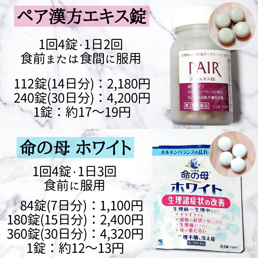 ペア漢方エキス錠(医薬品)/ペア/その他を使ったクチコミ(2枚目)