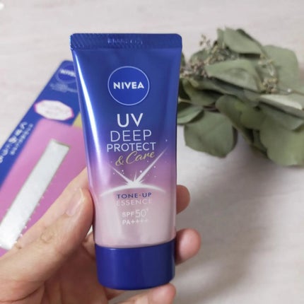 ニベアUV ディープ プロテクト&ケア トーンアップ エッセンス/ニベア/日焼け止めローションを使ったクチコミ(2枚目)