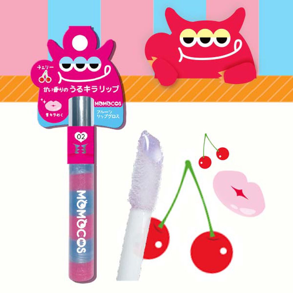 BWモモコス フルーツリップグロス チェリー