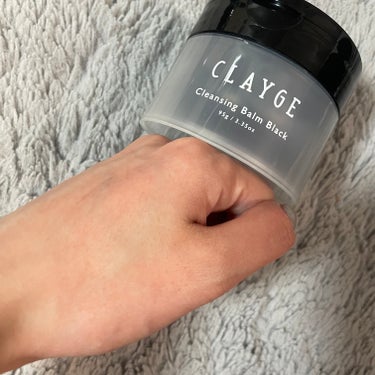 CLAYGE クレンジングバーム ブラックのクチコミ「毛穴の黒ずみをケア✨

CLAYGEのクレンジングバーム ブラック🖤

「天然クレイ(泥)×炭.....」（3枚目）