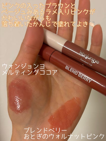 ブレンドベリー リップバルーン/BLEND BERRY/口紅を使ったクチコミ(2枚目)