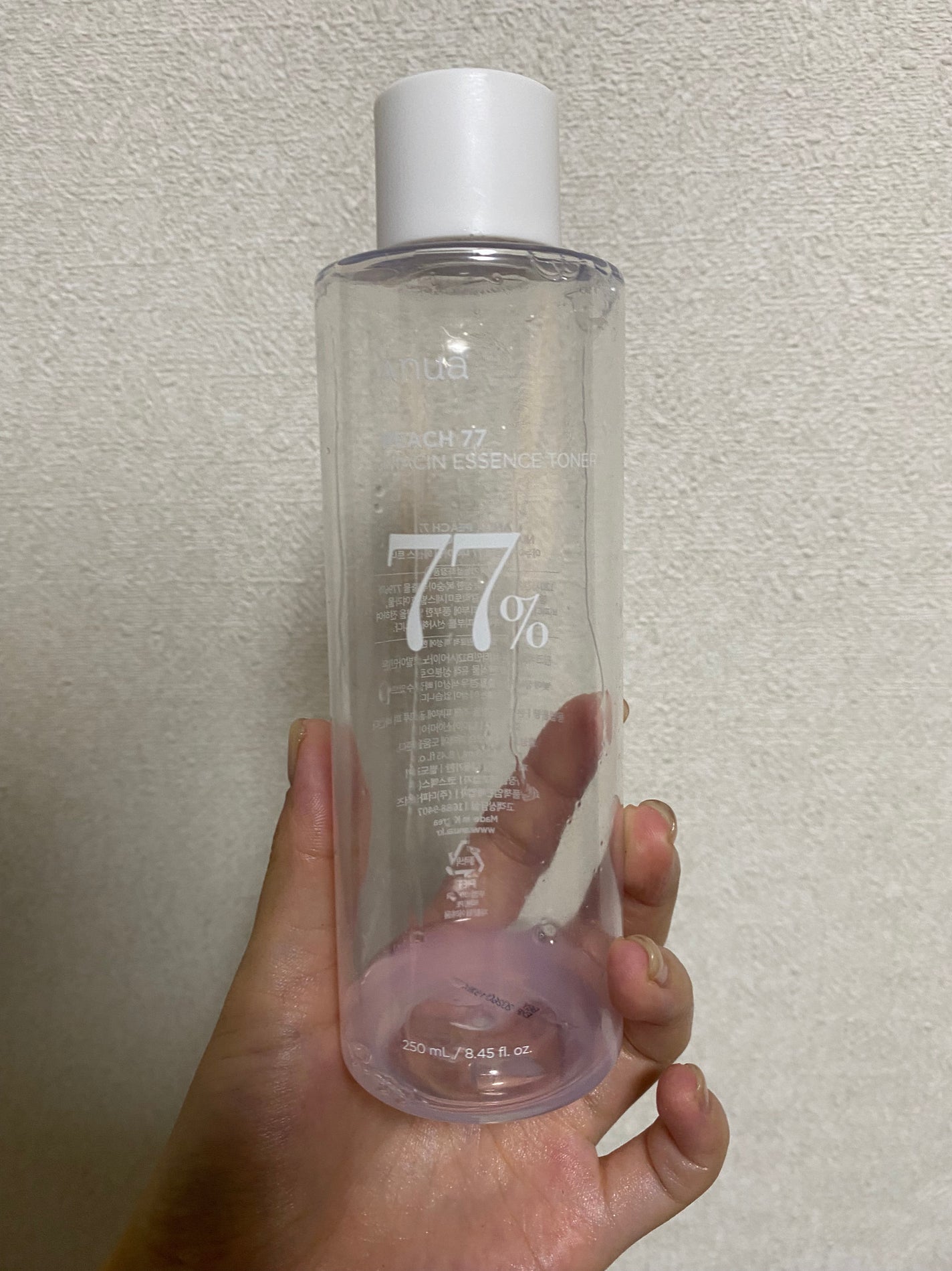 桃77%ナイアシンエッセンストナー 250ml/Anua/化粧水を使ったクチコミ(2枚目)