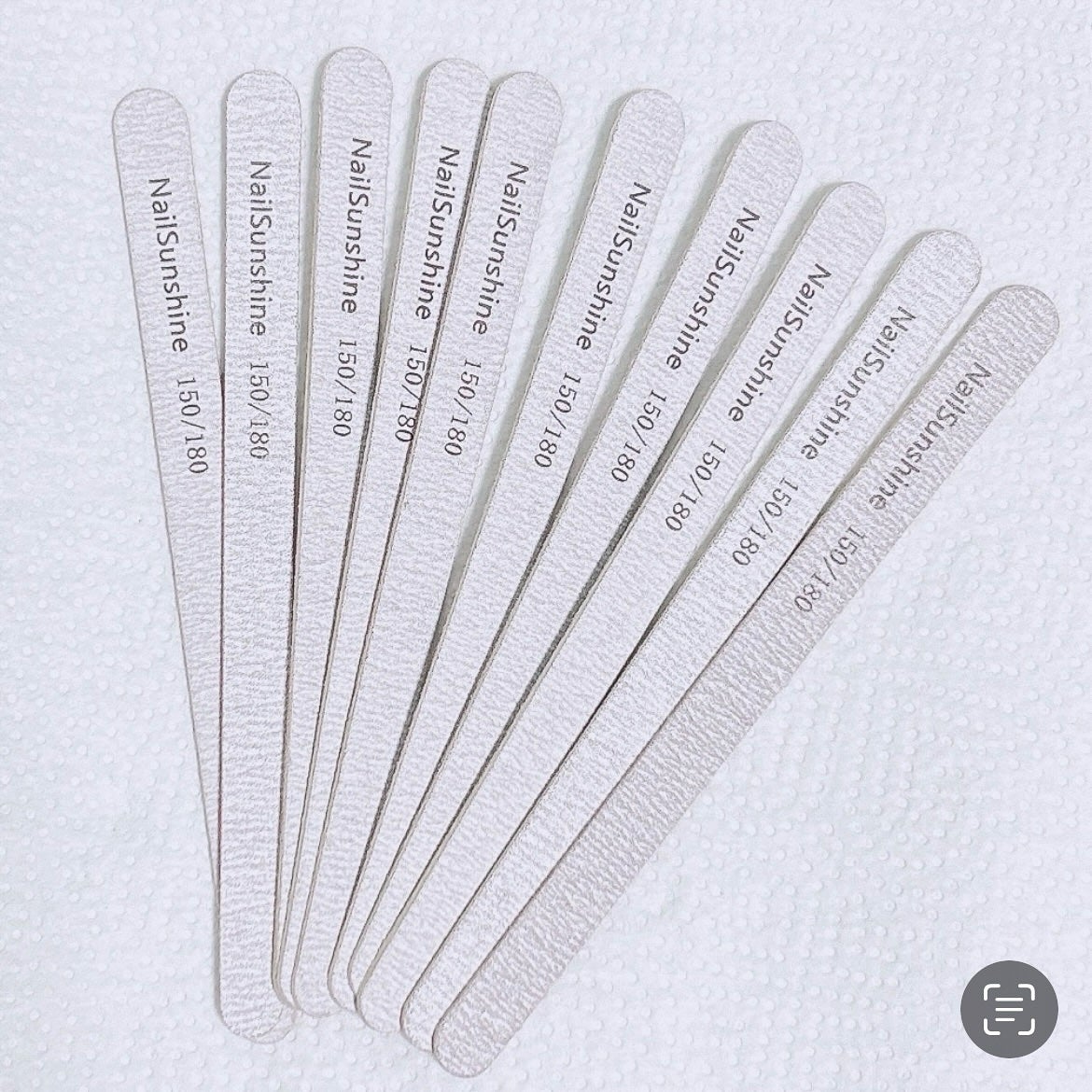 のどか💜 on LIPS 「riverbeachネイルファイル10本セットホワイト150/..」(4枚目)