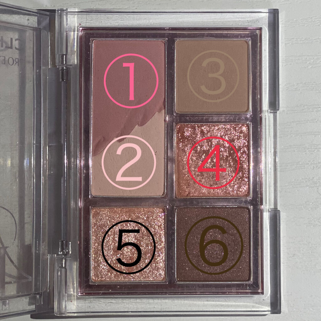 プロ アイパレット ミニ/CLIO/アイシャドウパレットを使ったクチコミ（2枚目）