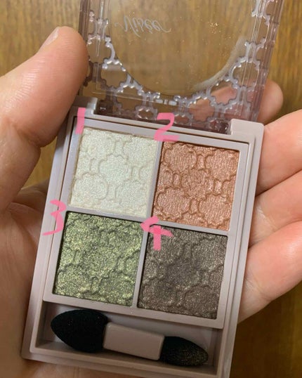 グロッシーリッチ アイズ N/Visée/アイシャドウパレットを使ったクチコミ(2枚目)