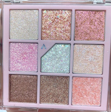 グリッターペディアアイパレット/unleashia/アイシャドウパレットを使ったクチコミ(2枚目)