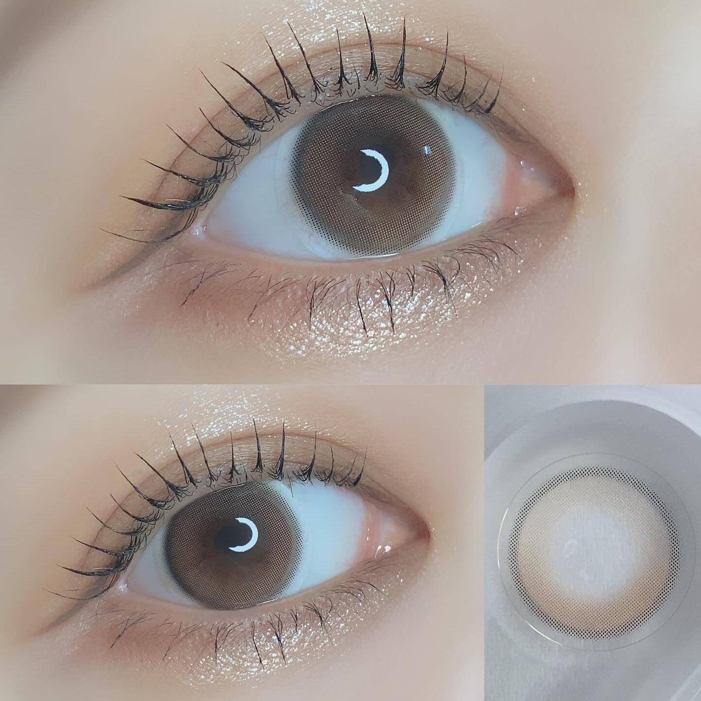 LENSSIS GLASSY 1MONTH/LENSSIS/1ヶ月(1MONTH)カラコンを使ったクチコミ(3枚目)