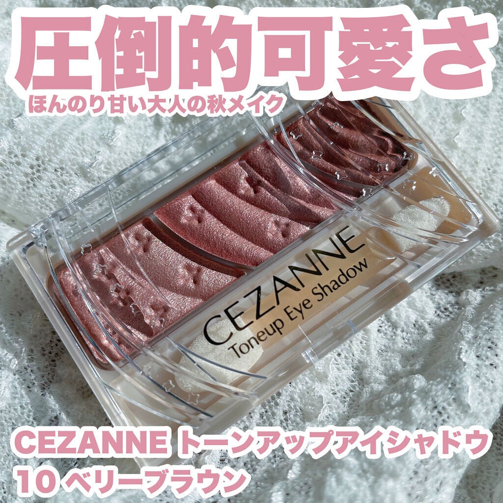 トーンアップアイシャドウ/CEZANNE/アイシャドウパレットを使ったクチコミ(1枚目)