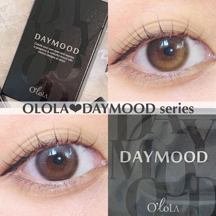 デームードブラウンマンスリー (DAYMOOD BROWN monthly)/OLOLA/1ヶ月(1MONTH)カラコンを使ったクチコミ(1枚目)