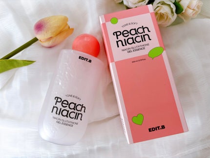 ピーチ ナイアシンアミド GLT ジェルエッセンス/EDIT.B/美容液を使ったクチコミ(3枚目)