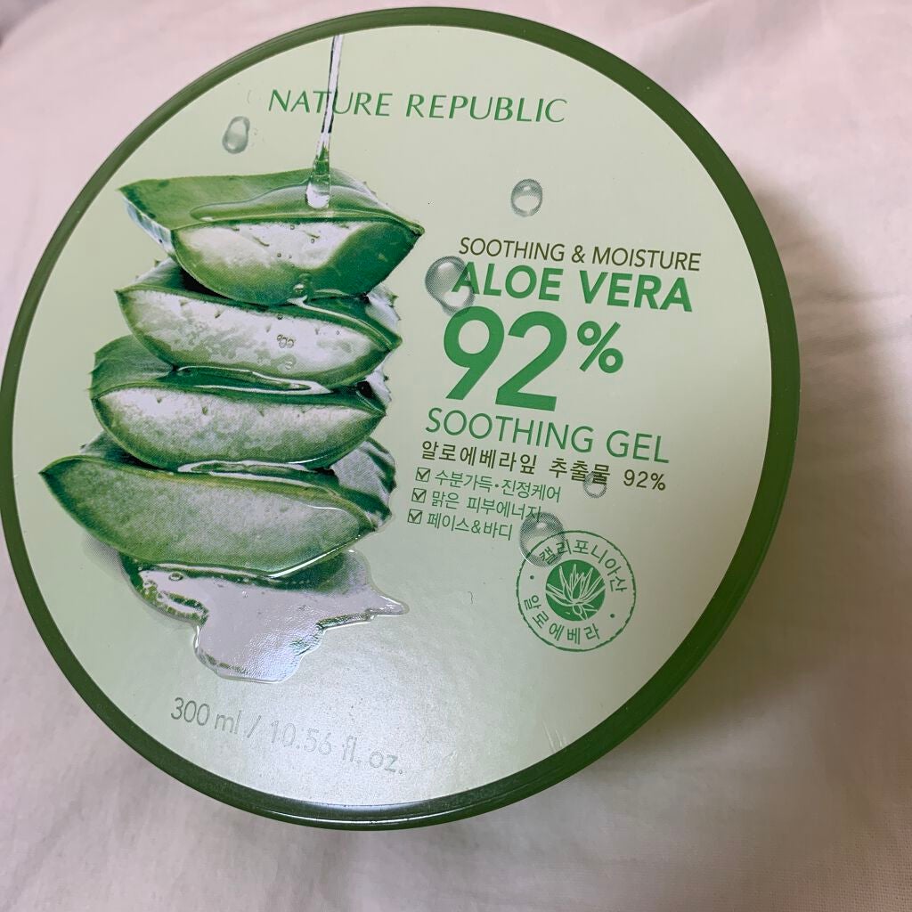 マイルド&モイスチャーアロエジェル/ネイチャーリパブリック/ボディローションを使ったクチコミ(1枚目)