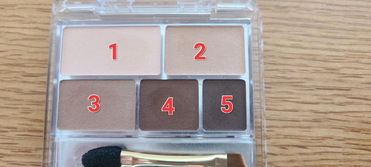 パーフェクトマルチアイズ/キャンメイク/アイシャドウパレットを使ったクチコミ（2枚目）