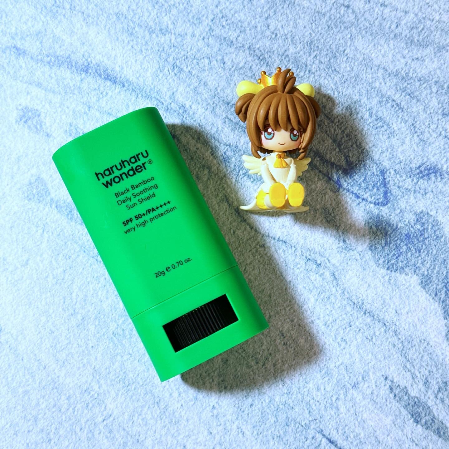 ブラックバンブーデイリー スージングサンシールド 20g SPF 50+/PA++++/haruharu wonder/日焼け止めスティックを使ったクチコミ（1枚目）