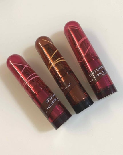 ルージュ アンリミテッド ラズベリーピューレ/shu uemura/口紅を使ったクチコミ(1枚目)