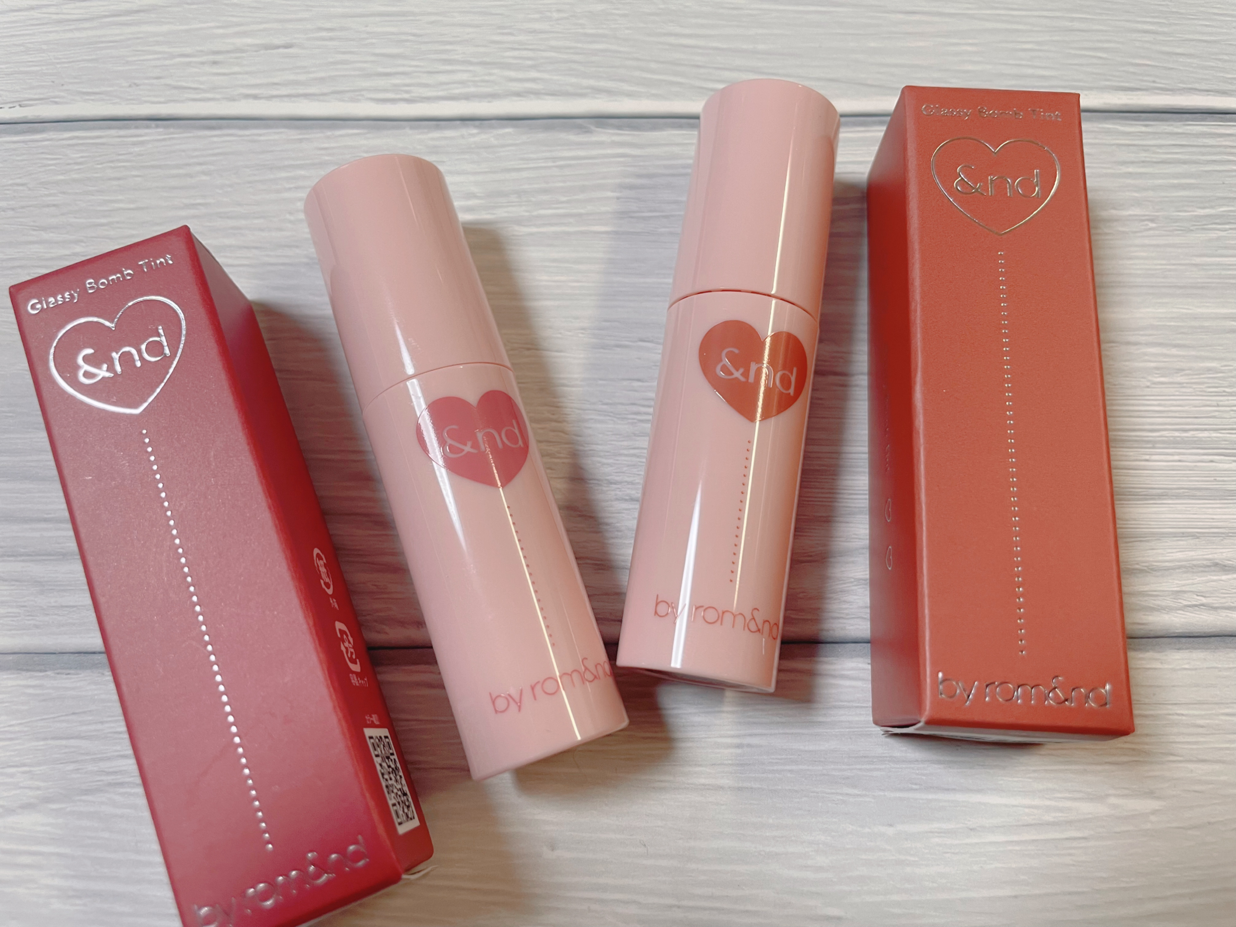 アンドバイロムアンド　グラッシーボムティント/&nd by rom&nd/リップティントを使ったクチコミ（1枚目）