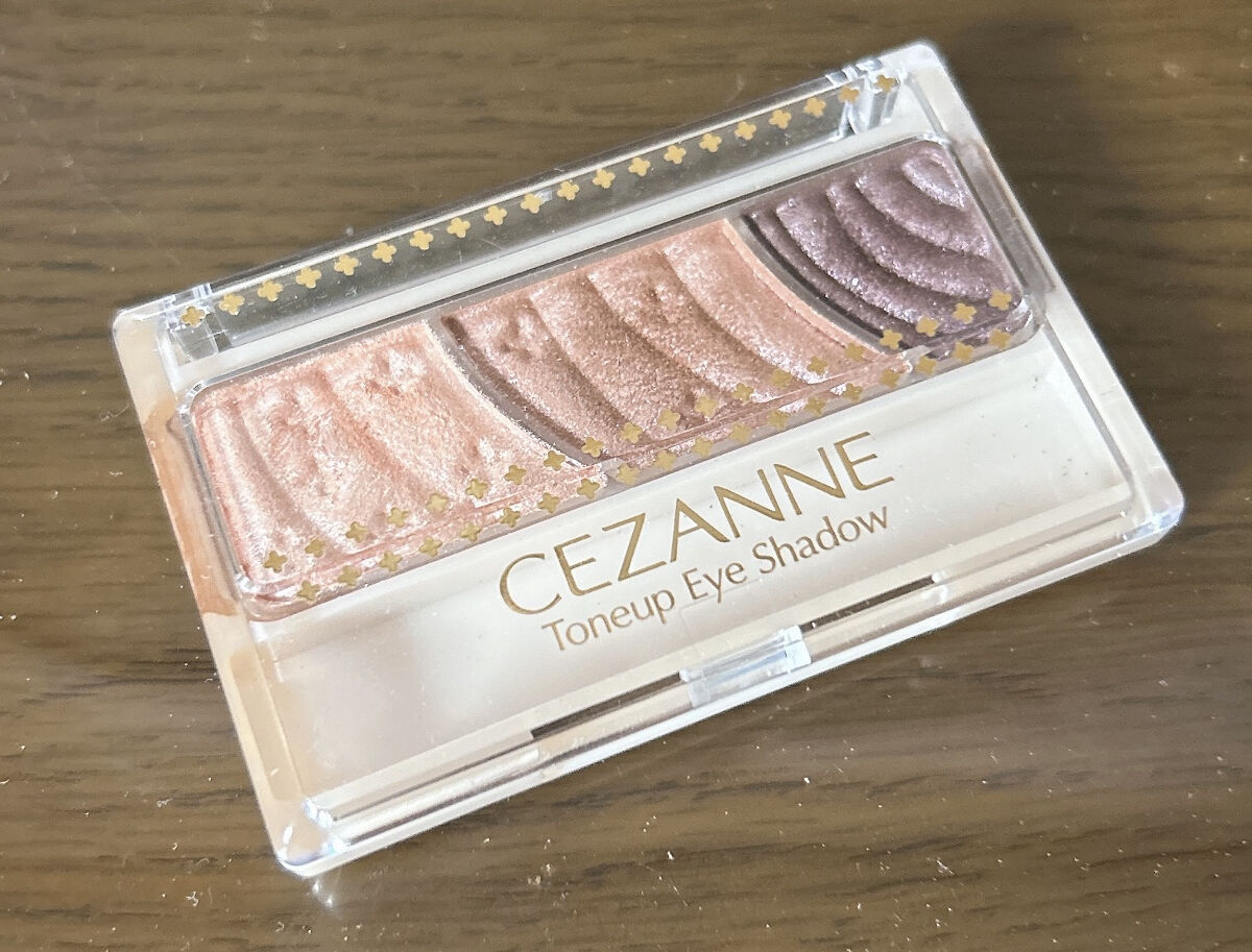 トーンアップアイシャドウ/CEZANNE/アイシャドウパレットを使ったクチコミ（1枚目）