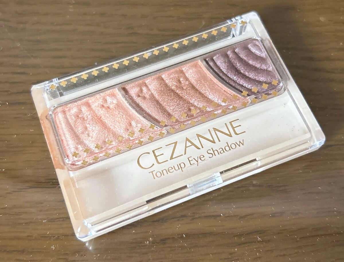 トーンアップアイシャドウ/CEZANNE/アイシャドウパレットを使ったクチコミ(1枚目)