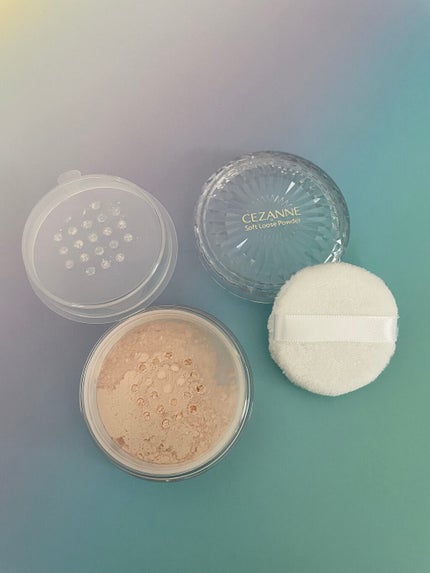 うるふわ仕上げパウダー/CEZANNE/ルースパウダーを使ったクチコミ(2枚目)