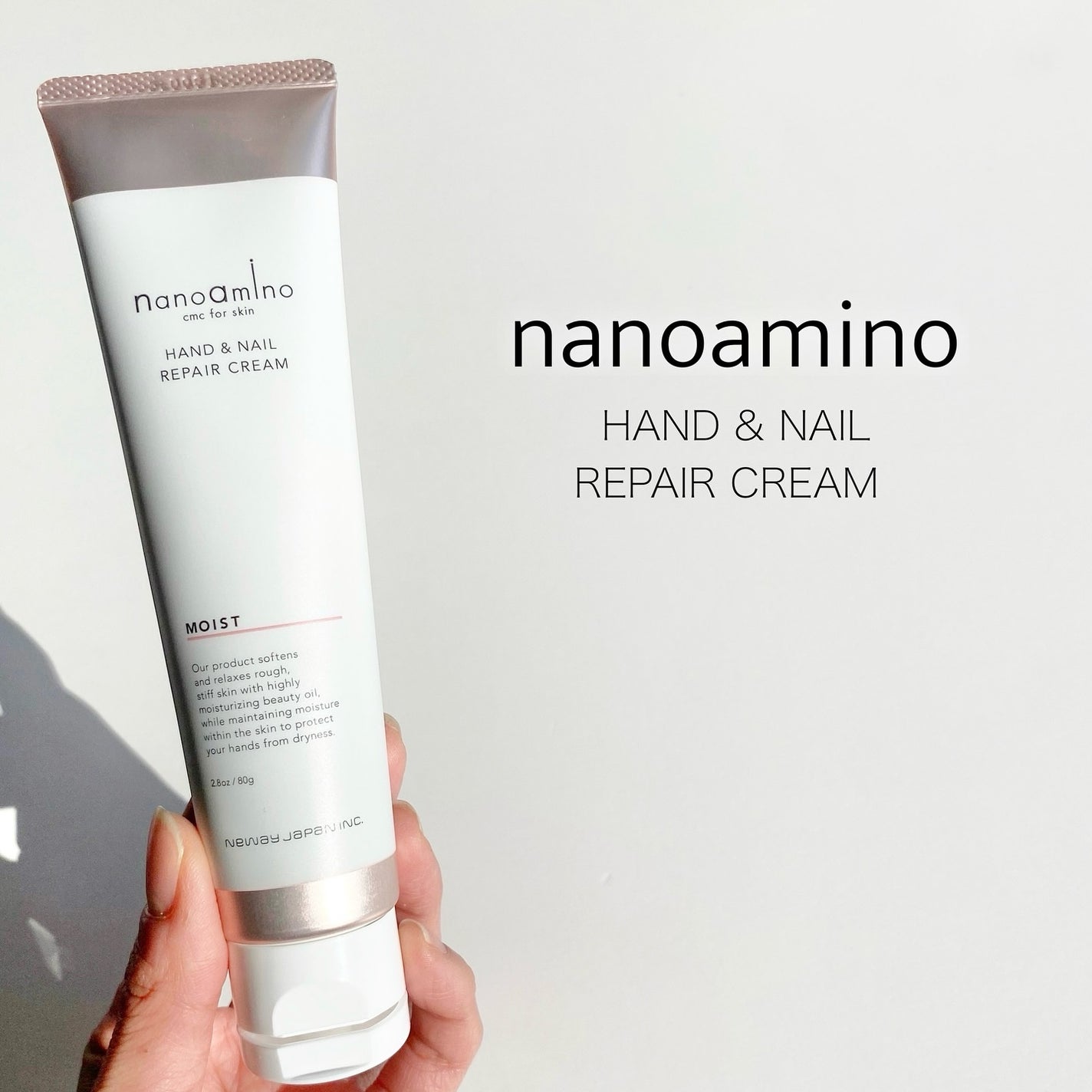 ナノアミノ ハンド&ネイル リペアクリーム モイスト/ナノアミノスキン/ハンドクリームを使ったクチコミ(1枚目)
