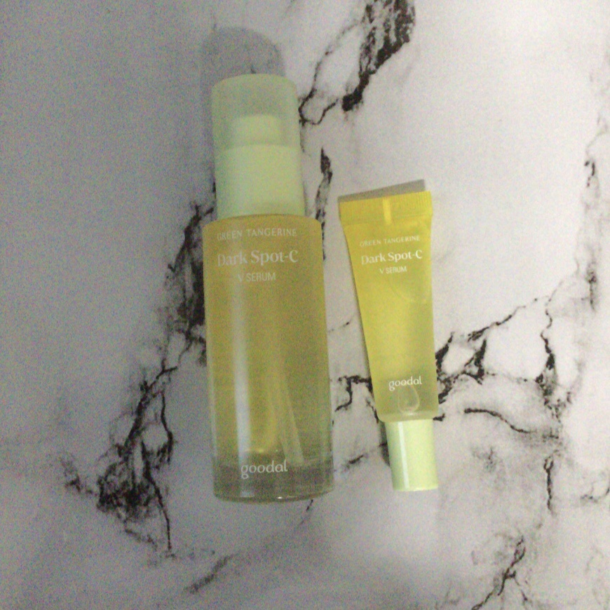 グリーンタンジェリン ビタC ダークスポットケアセラム/goodal/美容液を使ったクチコミ（1枚目）