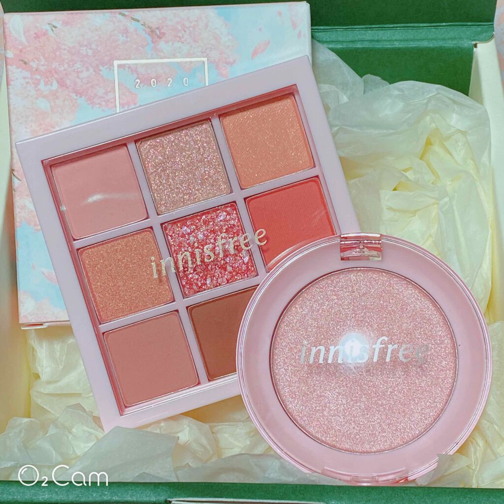 チェリーブロッサム アイシャドウ パレット 2020 Jeju Color Picker/innisfree/アイシャドウパレットを使ったクチコミ（1枚目）