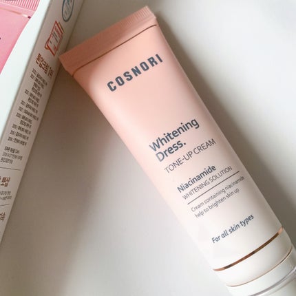 ホワイトニングドレストーンアップクリーム/COSNORI/化粧下地を使ったクチコミ(1枚目)