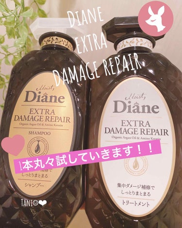 遂に！！！🤩🌟


『Diane EXTRA DAMAGE REPAIR』
使う時が来ました！！！！✨


わたしのハイダメージヘアーの変化を、丸々1本使ってレビューしていきます！！



最初の使い心