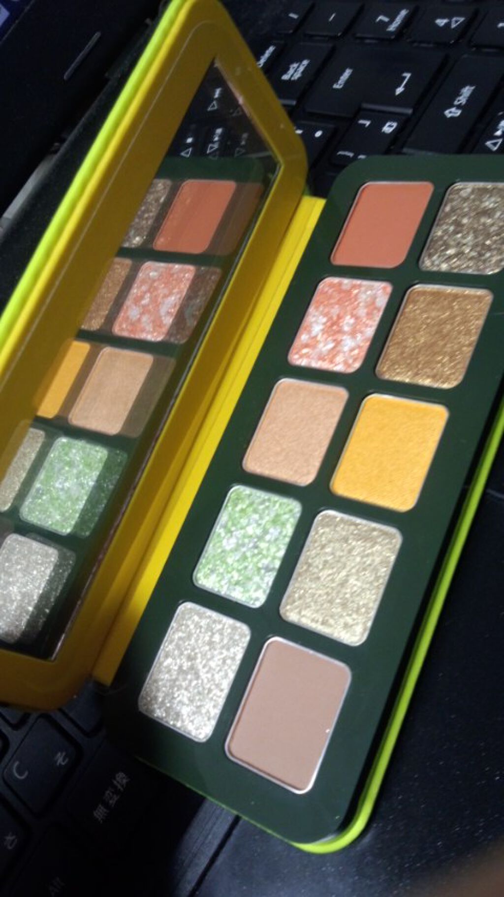 マッチャ ジェノワーズ アイ パレット /shu uemura/アイシャドウパレットを使ったクチコミ(3枚目)