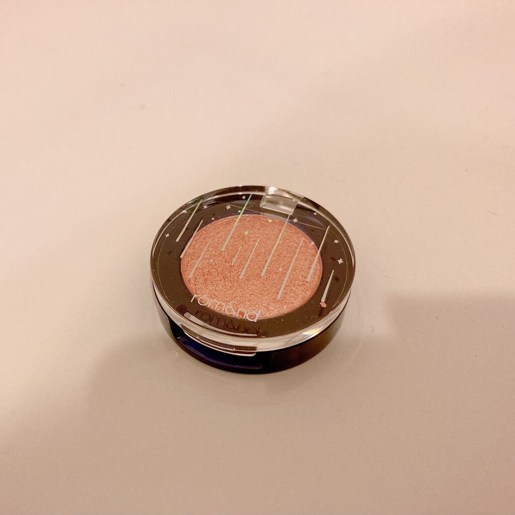 グリッター シャドウ カラー/rom&nd/グリッターを使ったクチコミ（1枚目）