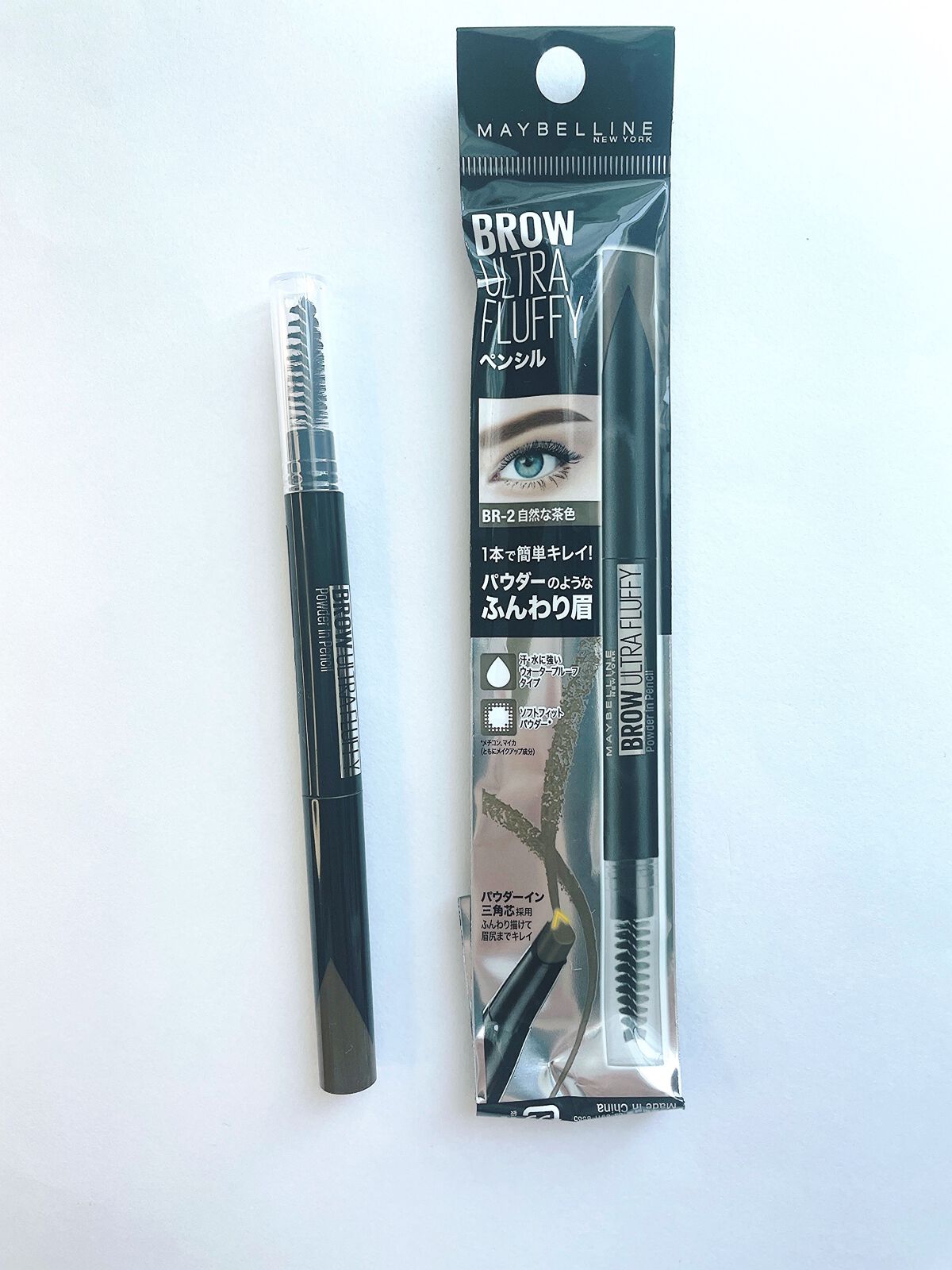 ファッションブロウ パウダーインペンシル N/MAYBELLINE NEW YORK/アイブロウペンシルを使ったクチコミ（1枚目）