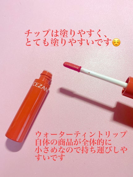 ウォータリーティントリップ/CEZANNE/リップティントを使ったクチコミ(2枚目)