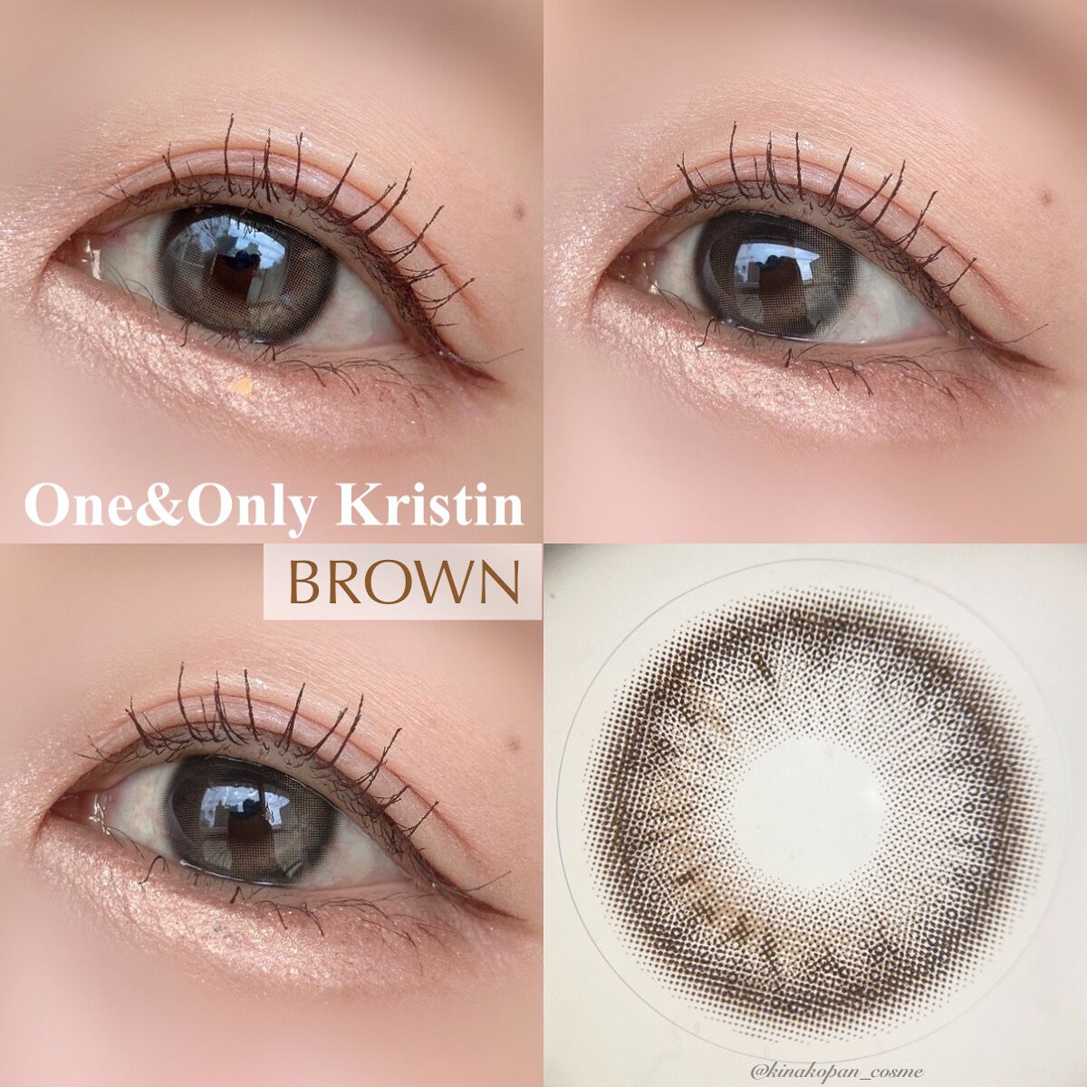 One & Only Kristin/Hapa kristin/カラーコンタクトレンズを使ったクチコミ(3枚目)