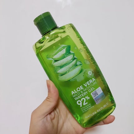 マイルド&モイスチャーアロエジェル/ネイチャーリパブリック/ボディローションを使ったクチコミ(2枚目)