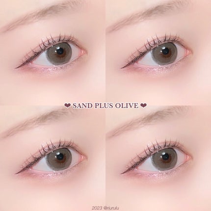 サンドシリーズ サンドオリーブ/LENSSIS/カラーコンタクトレンズの画像