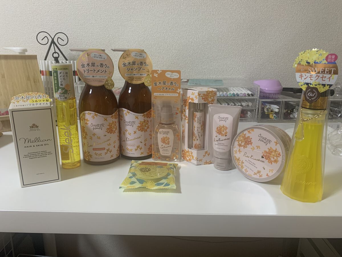 ワンダーハニー ハチ酸シャンプー ／ ハチ酸トリートメント ピュアキンモクセイ/VECUA Honey/市販シャンプーを使ったクチコミ（2枚目）