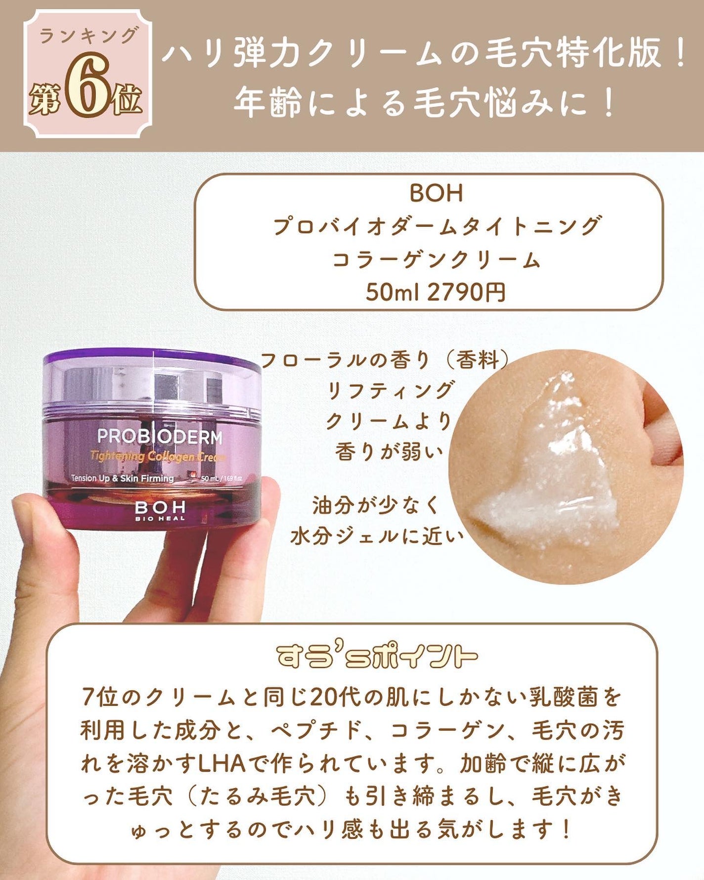 プロバイオダーム リフティング クリーム/BIOHEAL BOH/フェイスクリームを使ったクチコミ(4枚目)