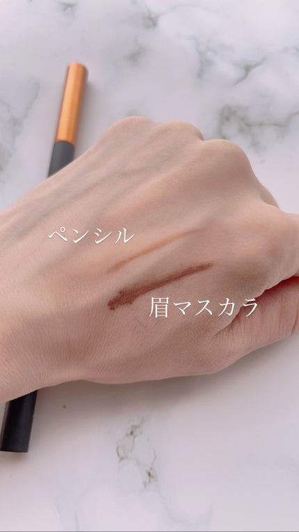 ブロウインク カラーティントデュオ/MAYBELLINE NEW YORK/眉ティントを使ったクチコミ(4枚目)