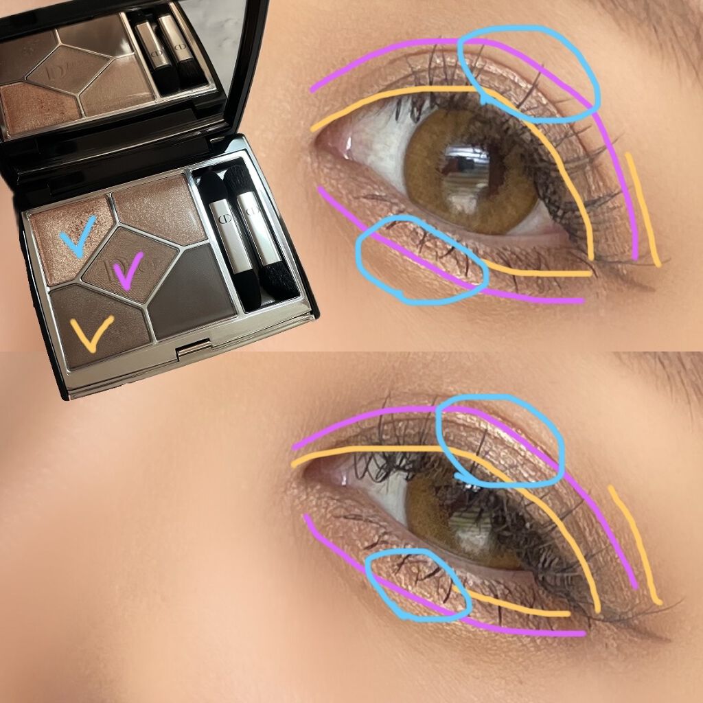 ディオール アディクト リップスティック 717パッチワーク（生産終了）/Dior/口紅を使ったクチコミ（3枚目）