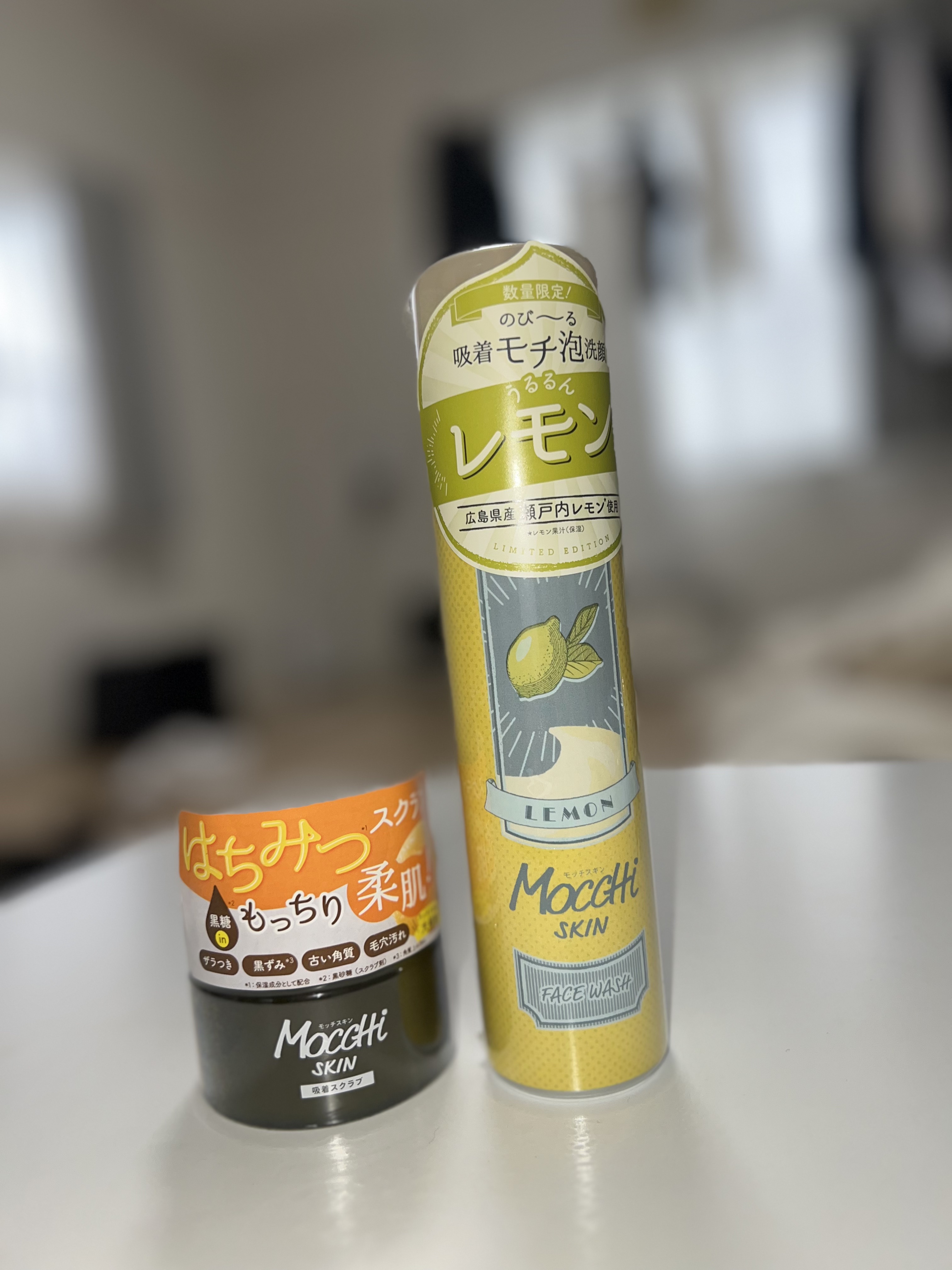 モッチスキン吸着泡洗顔FL(レモン)/MoccHi SKIN/泡洗顔を使ったクチコミ（1枚目）