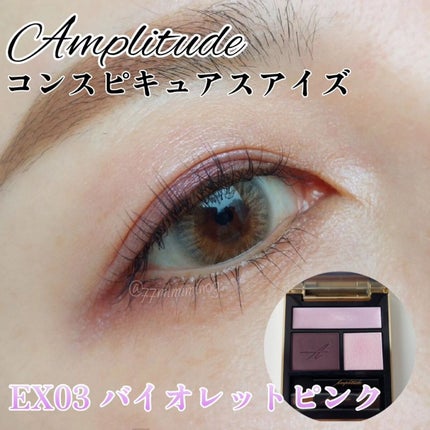 コンスピキュアス アイズ/Amplitude/アイシャドウパレットを使ったクチコミ(1枚目)