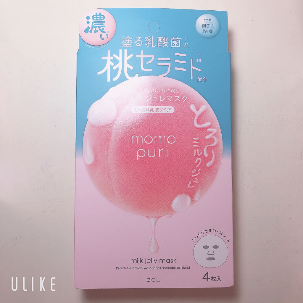 潤いぷるジュレマスク/ももぷり/シートマスク・パックを使ったクチコミ（1枚目）