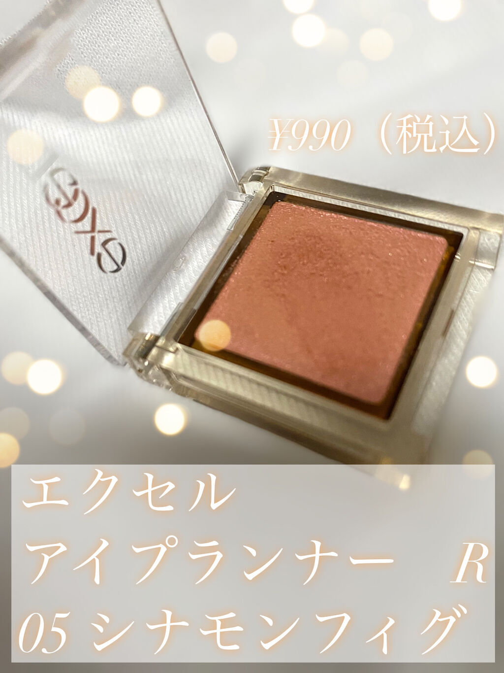 アイプランナー R05 シナモンフィグ/excel/単色アイシャドウを使ったクチコミ（2枚目）
